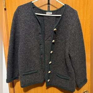 Schuy Women's Gray Wool Sweater